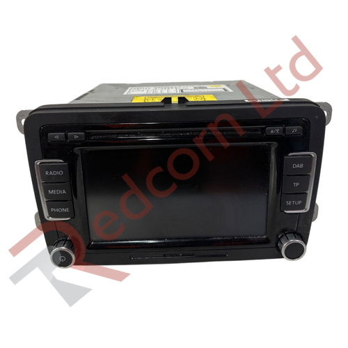VOLKSWAGEN EOS 2011-2015 STEREO RADIO MEDIA CD HEAD UNIT DISPAY
