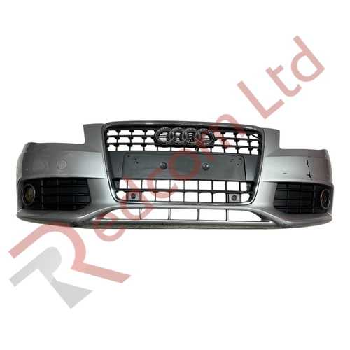 AUDI A4 B8 2008-2011 BUMPER FRONT SILVER