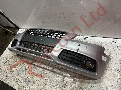 AUDI A4 B8 2008-2011 BUMPER FRONT SILVER