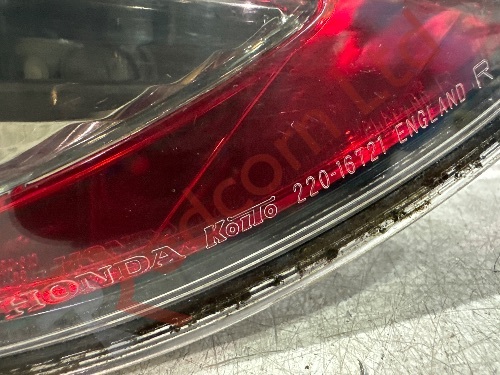 HONDA CIVIC FK HATCH 2006-2011 REAR TAIL LIGHT RIGHT SIDE OUTER