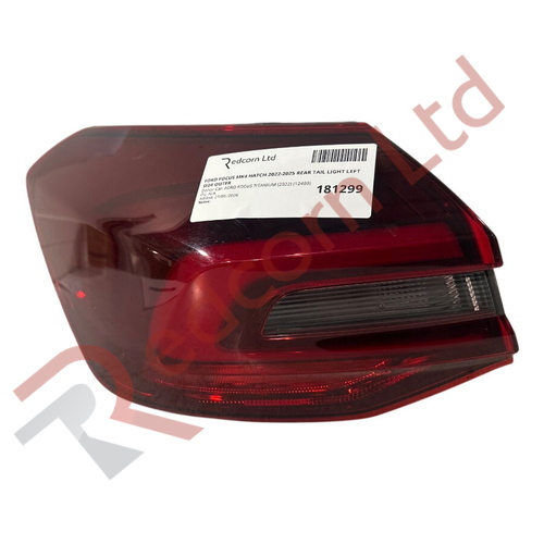 FORD FOCUS MK4 HATCH 2022-2025 REAR TAIL LIGHT LEFT SIDE OUTER