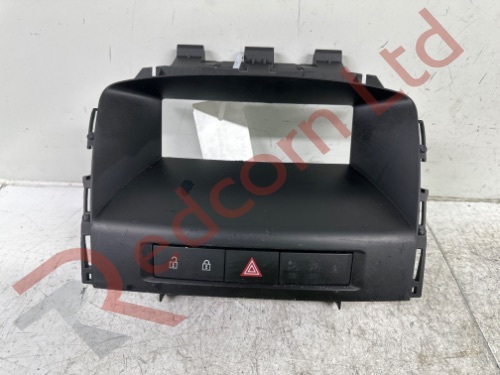 VAUXHALL ASTRA J 2009-2015 DASH DISPLAY SCREEN SURROUNDED TRIM