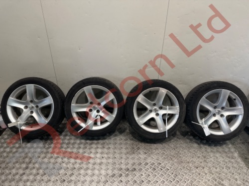 PEUGEOT ALLOY WHEELS & TYRES SET OF 4 (225/45ZR17) 17'' SILVER